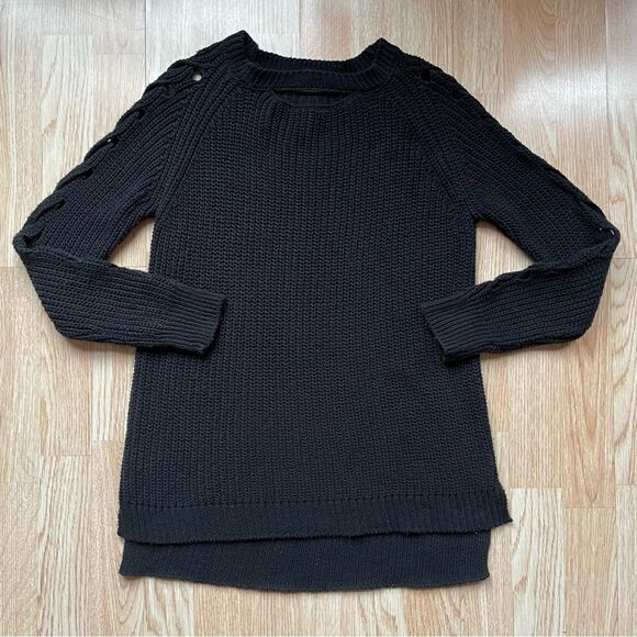 Altar’d State Black Knitted Sweater - Size: XS - Picture 8 of 8
